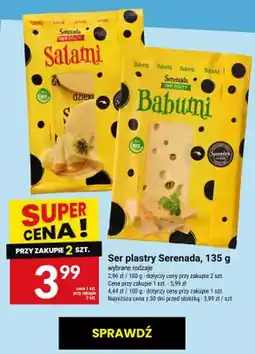Twój Market Ser żółty w plastrach Serenada Babumi oferta