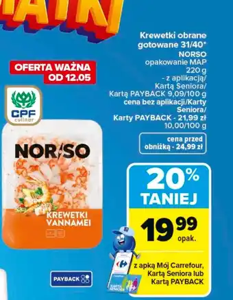 Carrefour Krewetki Norso oferta