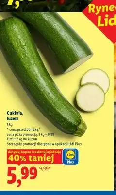 Lidl Cukinia luzem oferta