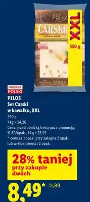 Lidl Ser Carski w kawałku PILOS XXL oferta