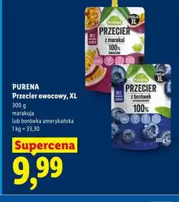 Lidl Przecier owocowy XL Purena borówka amerykańska oferta