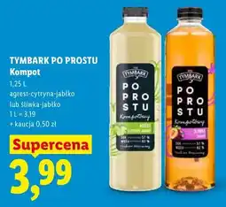 Lidl Kompot Tymbark Po Prostu śliwka-jabłko oferta