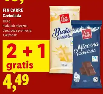 Lidl Czekolada mleczna Fin Carré oferta