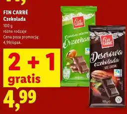 Lidl Czekolada deserowa Fin Carré oferta