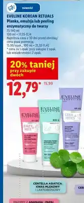 Lidl Wygładzający peeling enzymatyczny do twarzy Eveline Cosmetics Korean Rituals oferta