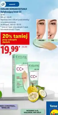 Lidl Upiększający krem CC Eveline Cosmetics Korean Rituals oferta