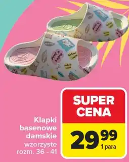 Carrefour Klapki basenowe E oferta