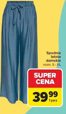 Carrefour Spodnie damskie oferta