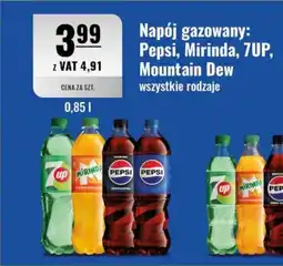 Eurocash Napój gazowany: Pepsi, Mirinda, 7UPMountain Dew oferta