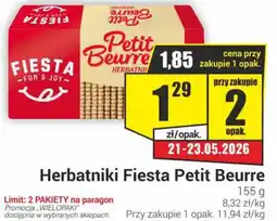 Delikatesy Sezam Fiesta Herbatniki Petit Beurre oferta
