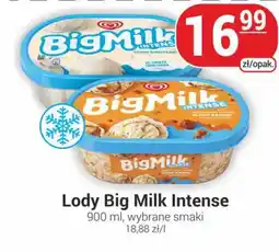 Delikatesy Sezam Lody Big Milk Intense oferta