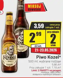 Delikatesy Sezam Piwo Kozel oferta