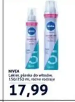 Blue Stop Nivea Lakier, pianka do włosów oferta