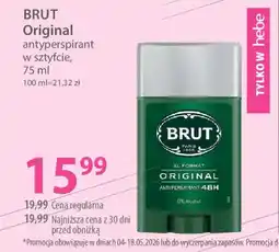 Hebe BRUT Original antyperspirant w sztyfcie oferta