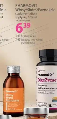 Hebe PHARMOVIT Włosy/Skóra/Paznokcie suplement diety oferta
