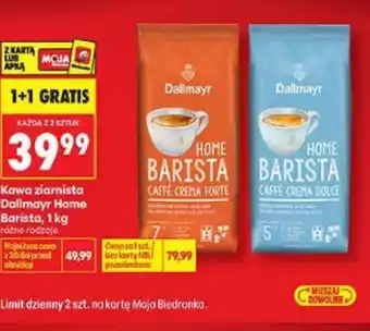 Biedronka Kawa ziarnista Dallmayr Home Barista Caffè Crema Forte oferta