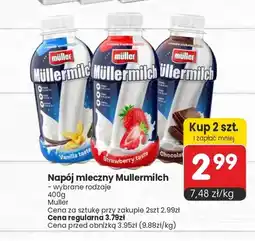 Market Point Napój mleczny Müllermilch Strawberry taste oferta