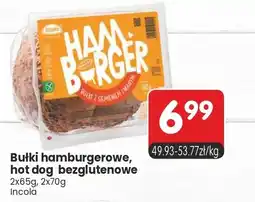 Market Point Bułki hamburgerowe bezglutenowe Incola 2-pak oferta