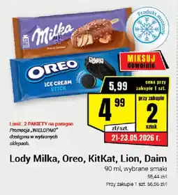 Premium Nasz Sklep Lody Milka, Oreo, KitKat, Lion, Daim oferta