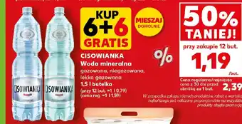 Kaufland Cisowianka Woda mineralna oferta