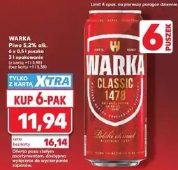 Kaufland Warka Piwo Classic 1478 oferta