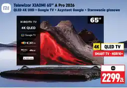 Neopunkt Telewizor Xiaomi 65" A Pro 2026 oferta