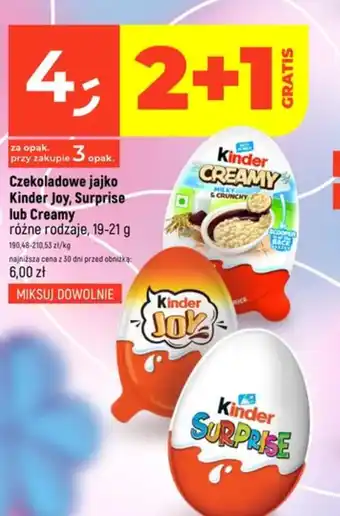 Dealz Kinder Czekoladowe jajko oferta