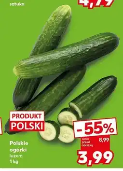 Kaufland Polskie ogórki luzem oferta