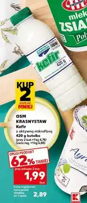Kaufland Kefir z aktywną mikroflorą OSM Krasnystaw oferta