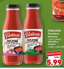 Kaufland Pomidory duszone o smaku prażonego czosnku z oliwą z oliwek i ziołami Pudliszki oferta