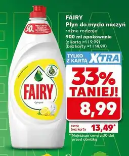 Kaufland Płyn do mycia naczyń FAIRY oferta