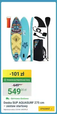 ERLI Deska SUP AQUASURF 275cm - zestaw startowy oferta