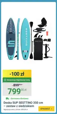 ERLI Deska SUP SESTTINO 350cm - zestaw z siedziskiem oferta
