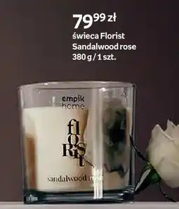 Empik Świeca empik home Florist Sandalwood rose oferta