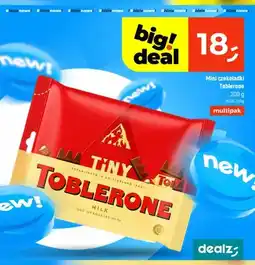 Dealz Mini czekoladki Toblerone Milk wielopak oferta