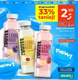 Dealz Napój Dr Witt Lemonade Lemon Lychee oferta