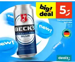 Dealz Piwo bezalkoholowe Beck's Blue oferta