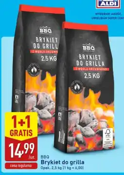 ALDI Brykiet do grilla z węgla drzewnego BBQ oferta