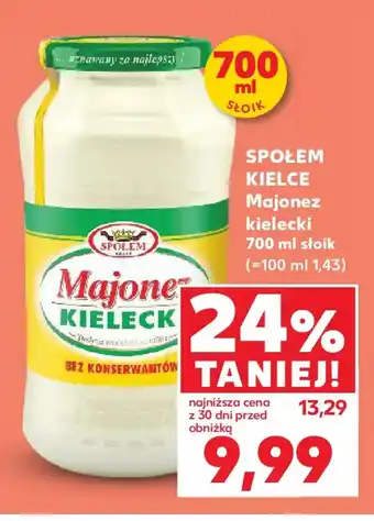 Kaufland Społem Kielce Majonez Kielecki oferta
