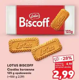 Kaufland Lotus Biscoff Ciastka korzenne oferta