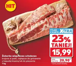 Kaufland Żeberka wieprzowe schabowe oferta
