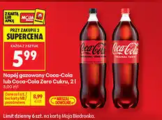 Biedronka Napój gazowany Coca-Cola lub Coca-Cola Zero Cukru oferta