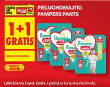 Biedronka Pieluchomajtki Pampers Pants oferta