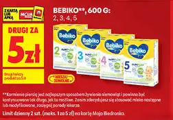 Biedronka Mleko modyfikowane Bebiko oferta
