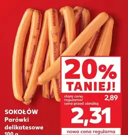 Kaufland Sokołów Parówki Delikatesowe oferta
