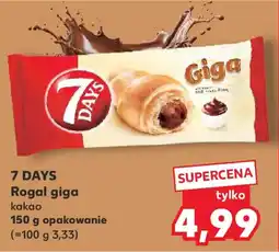 Kaufland 7 Days Rogal Giga Kakao oferta
