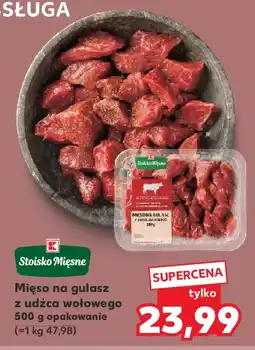 Kaufland Stoisko Mięsne Mięso na gulasz wołowy oferta