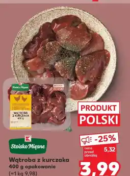 Kaufland Stoisko Mięsne Wątroba z kurczaka oferta