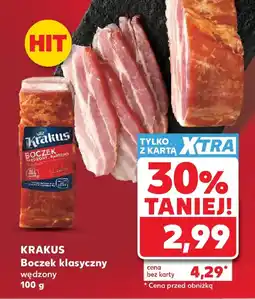 Kaufland Krakus Boczek klasyczny wędzony oferta