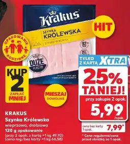 Kaufland Krakus Szynka Królewska oferta